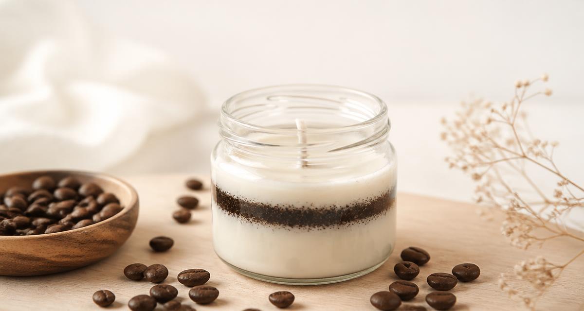 Duftkerzen mit Kaffeearoma